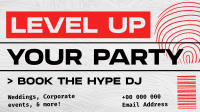 Seasoned DJ for Hire Facebook Event Cover Design