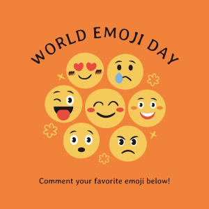 Fun Emoji Day Instagram post Image Preview
