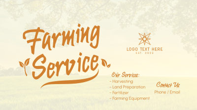 Farming Services Facebook Event Cover Image Preview