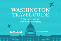 Washington Travel Package Pinterest Cover Design