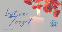 Red Poppies Anzac Day Facebook ad Image Preview