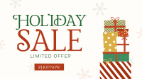 Holiday Gift Sale Facebook event cover Image Preview