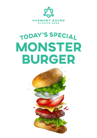 Chef's Special Burger Poster Image Preview