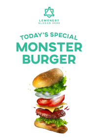 Chef's Special Burger Poster Image Preview