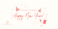 Cheers to New Year Twitter post Image Preview