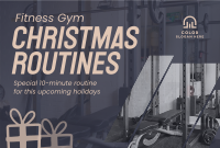 Christmas Fitness Pinterest board cover Image Preview