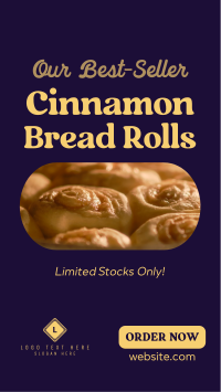 Best-seller Cinnamon Rolls TikTok video Image Preview