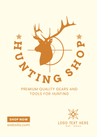 Hunting Gears Poster Design