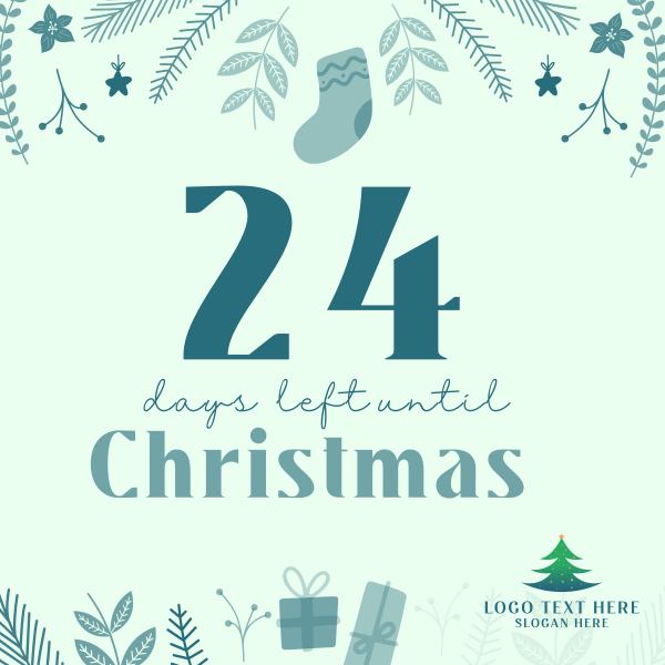 Countdown To Christmas Instagram Post Design Image Preview