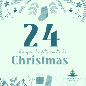 Countdown To Christmas Instagram post Image Preview