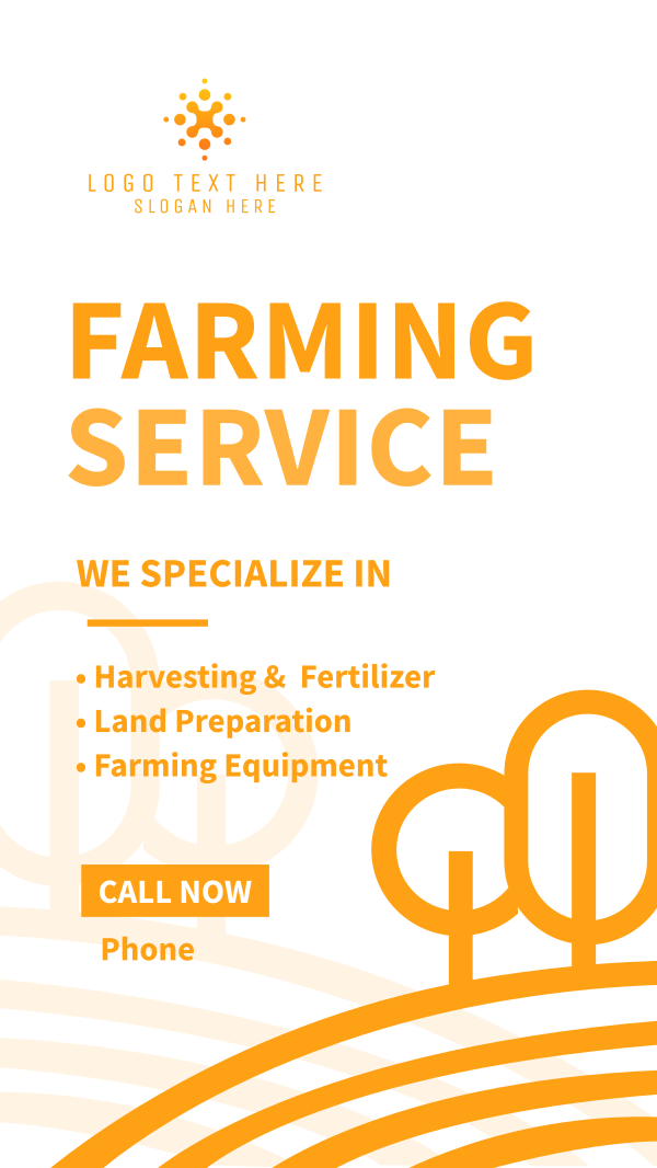 Farming Service Instagram Story Design Image Preview