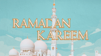 Mosque Ramadan Facebook Event Cover Design