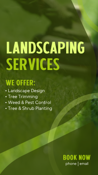 Professional Landscaping YouTube short Image Preview