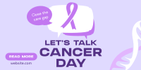 Cancer Awareness Discussion Twitter post Image Preview