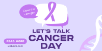 Cancer Awareness Discussion Twitter Post Image Preview