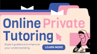 Minimalist Online Tutor Animation Preview