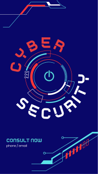 Cyber Security Facebook Story Design