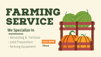 Support Agriculture Facebook Event Cover Design