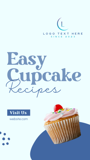 Easy Cupcake Recipes Instagram story Image Preview