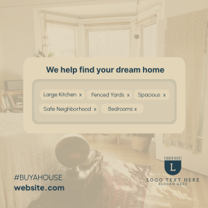 What's Your Dream Home Instagram post Image Preview