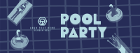 Exciting Pool Party Facebook cover Image Preview