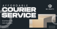 Affordable Courier Service Facebook Ad Image Preview