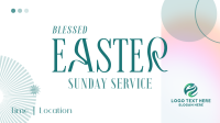 Easter Sunday Service Animation Design