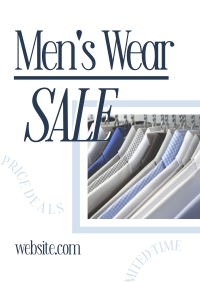 Men's Fashion Sale Flyer Design