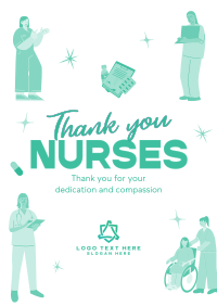 Celebrate Nurses Day Poster Design