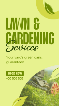 Professional Lawn Care Services Facebook Story Design