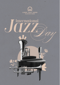 Modern International Jazz Day Flyer Image Preview