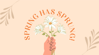 Spring has Sprung Facebook Event Cover Design