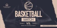 Upcoming Basketball Match Twitter post Image Preview