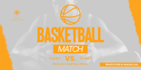 Upcoming Basketball Match Twitter post Image Preview