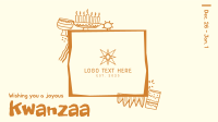 Kwanzaa Doodle Facebook event cover Image Preview