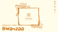 Kwanzaa Doodle Facebook event cover Image Preview