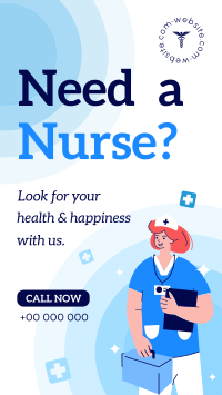 Nurse Service Instagram Reel Image Preview