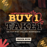Buy 1 Take 1 Barbeque Instagram post Image Preview