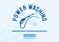 Pressure Washer Services Postcard Image Preview