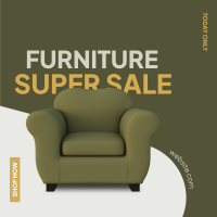 Furniture Super Sale Instagram Post Design