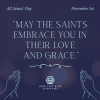 May Saints Hold You Linkedin Post Image Preview