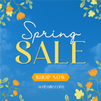 Spring Sale Flowers Instagram post Image Preview