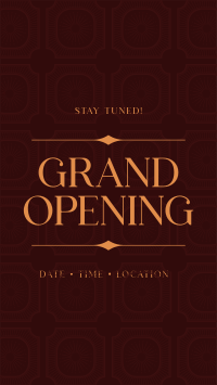 Vintage Grand Opening Instagram story Image Preview