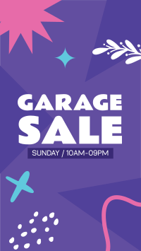 Garage Sale Notice Instagram Story Design