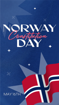 Flag Norway Day Instagram Story Design