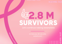 Cancer Survivor Postcard Image Preview
