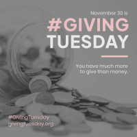 Pink Giving Tuesday Instagram Post Image Preview