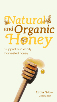 Locally Harvested Honey Instagram Story Design