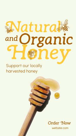 Locally Harvested Honey Instagram story Image Preview