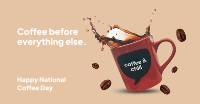 Coffee Before Everything Facebook Ad Design